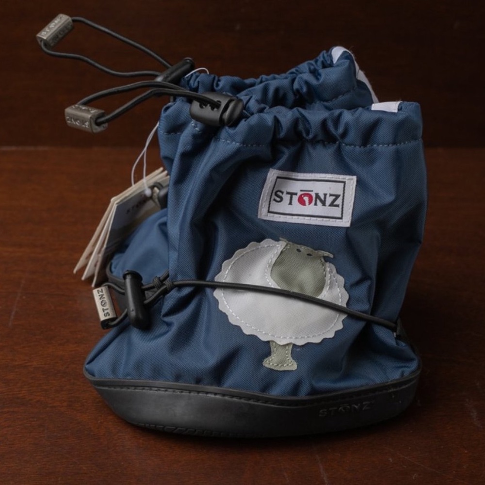 NWT Stonz Toddler Booties Size Large (1 - 2.5 years old) Blue